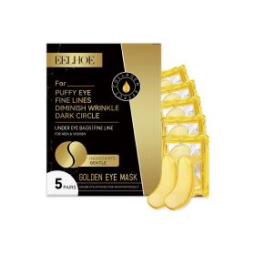 EELHOE Gold Firming Eye Mask Reduces Fine Lines And Dark Circles Hydrates And Tightens The Skin Around The Eyes
